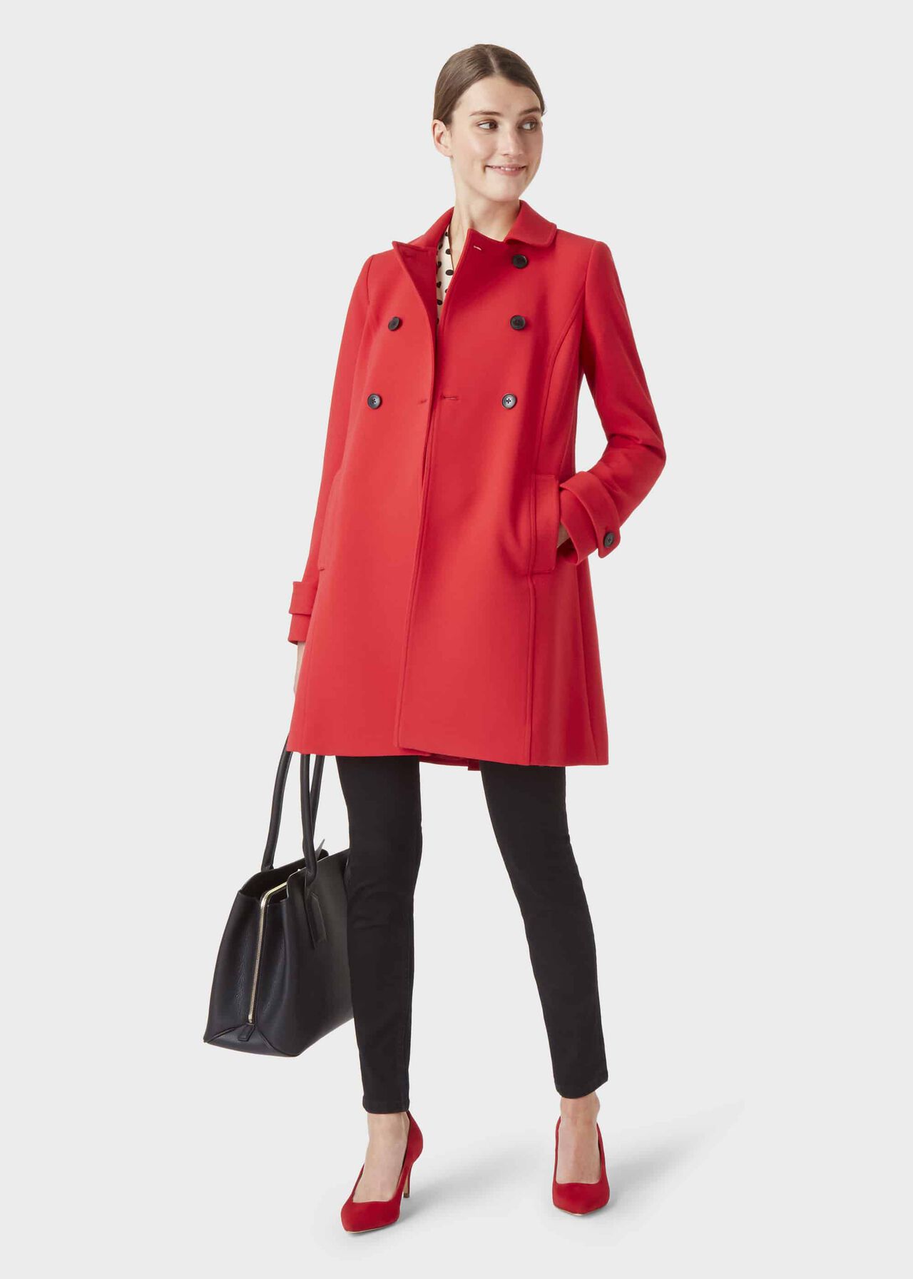 Adrienne Coat, Red, hi-res